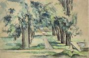 Paul Cezanne, Avenue of Chestnut Trees at Jas de Bouffan